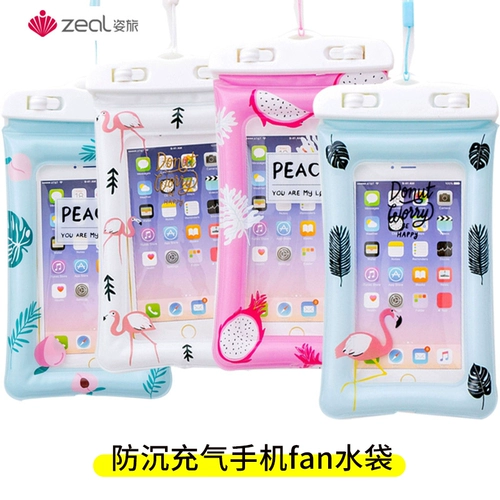 zeal Водонепроницаемый мобильный телефон для плавания, большая универсальная сумка, сенсорный экран