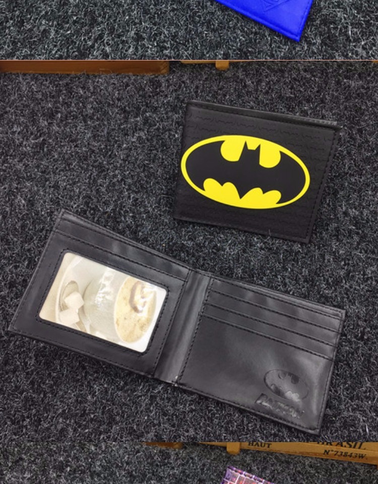 Marvel Anime Movie Surround Dark Knight Batman Clown Wallet Nam Teen Student Ví ngắn - Ví tiền ví camelia