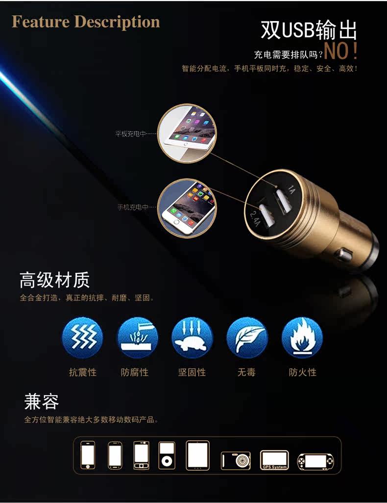 chargeur 2.4A, 2A - Ref 1301331 Image 10