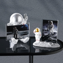 Modern Creative Minima Astronaut 6 Inch Children Baby Cute Phase Frame Swing Table Bedroom Desktop Pendulum Nordic