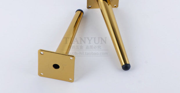 Sắt vàng châu Âu dày sofa chân tủ đầu giường tủ chân bàn cà phê chân TV tủ chân phụ kiện phần cứng chân J5 - TV tivi samsung 75 inch