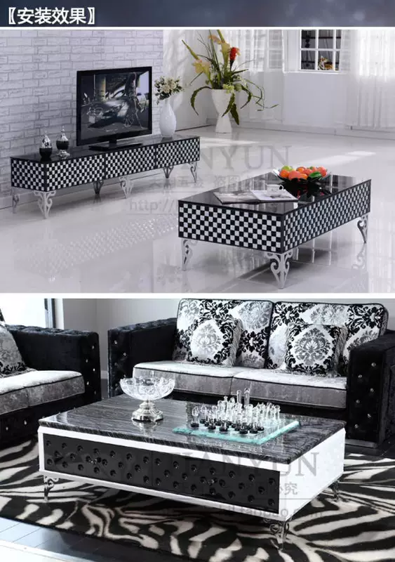 Chân sofa châu Âu thép không gỉ đầu giường tủ tủ bàn cà phê chân TV tủ hỗ trợ chân phần cứng chân J6B - TV
