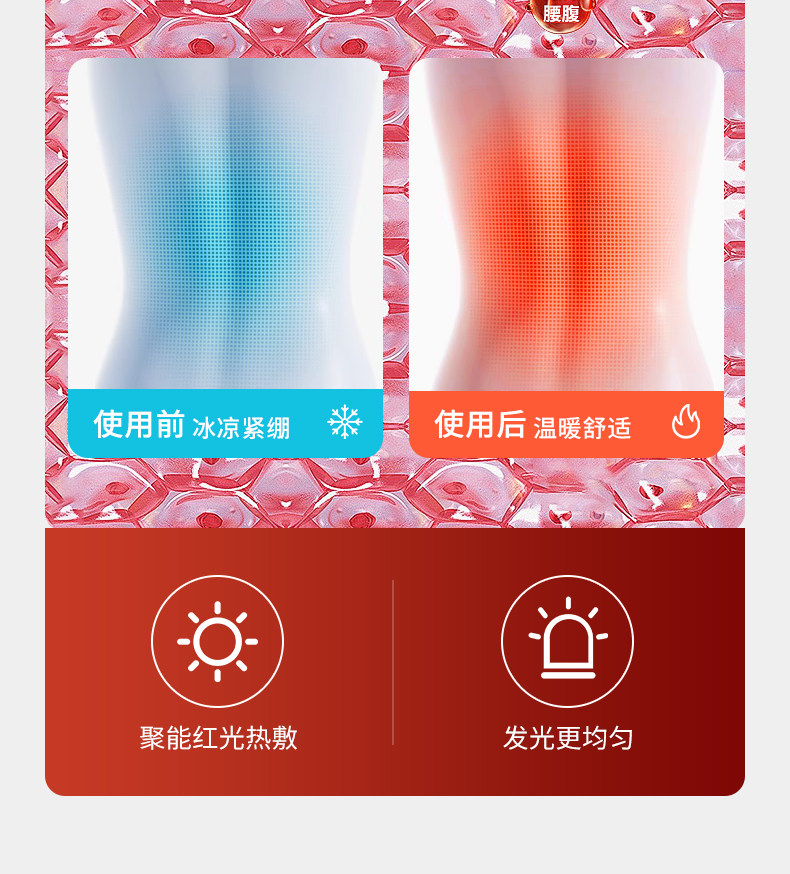 ems微电流穿戴健身仪 ems脉冲塑形瘦身减脂腰带懒人健身暴汗提臀瘦妈妈臀凹陷锻炼神器