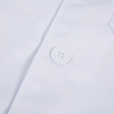 Белый халат, куртка, униформа врача для работы, униформа медсестры, короткий рукав