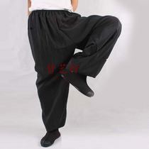 Opera color pants practice pants Beijing Opera opera base practice color pants Loose breathable Tai Chi martial arts Yangge color pants