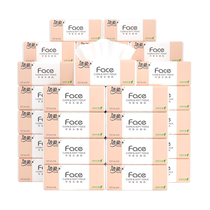 Jierou facial tissue 3 layers 120 draws 48 packs household affordable napkins toilet paper hand towels full box