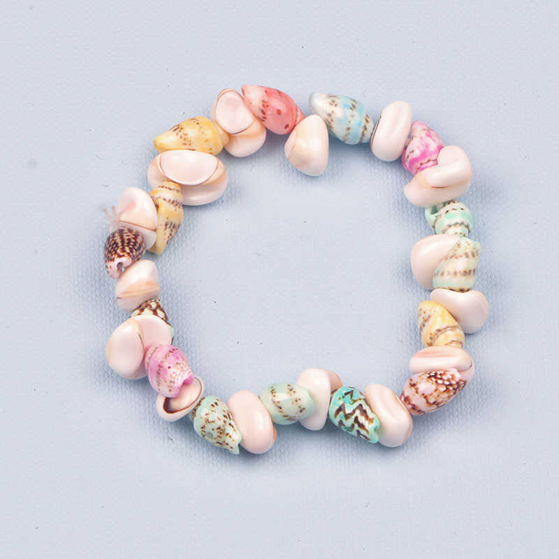 Natural Conch Shell Bracelet Children's Gift Toy New Exquisite Shell Bracelet Real Conch Shell Bracelet