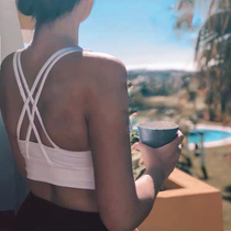  Medium Support Energy Bra Long Line Nude Hem Widened Yoga Sports Bra Underwear