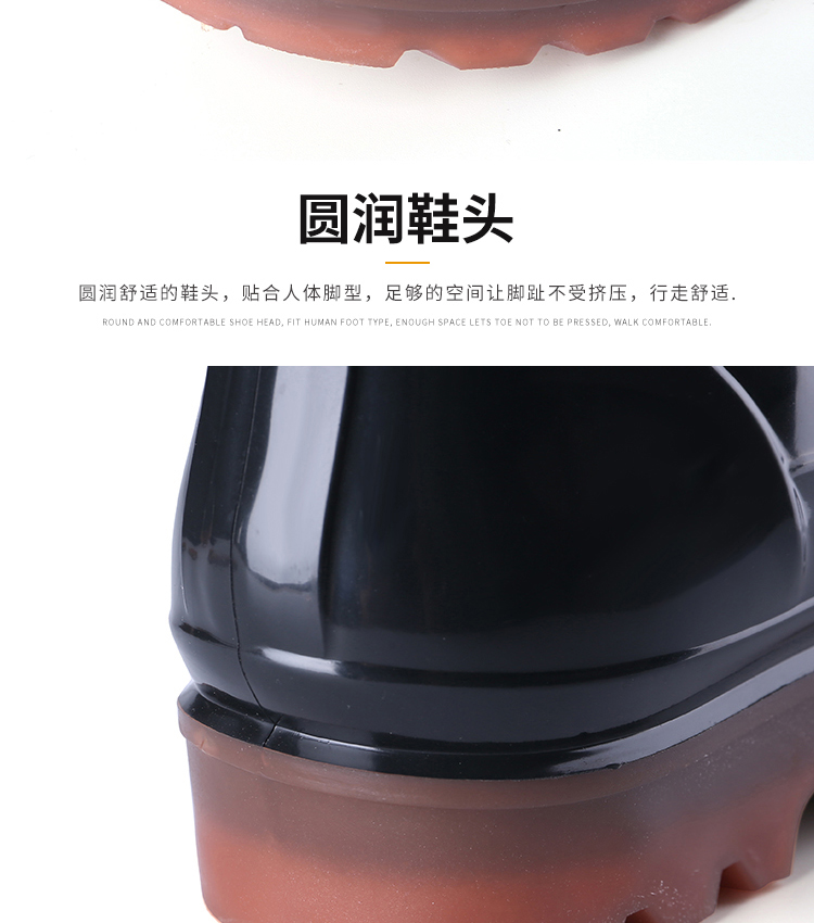 Giày đi mưa nam cộng với nhung nước ấm giày nhà bếp giày cao su chống trượt giày cao su chống nước giày bảo hộ siêu nhẹ chống nước