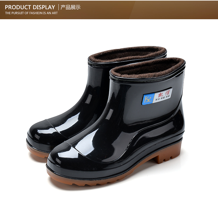 Chaussures - bottes caoutchouc homme pour hiver - semelle tendon - Ref 958980 Image 31