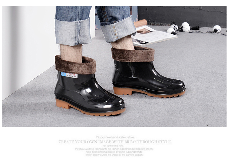 Chaussures - bottes caoutchouc homme pour hiver - semelle tendon - Ref 958980 Image 24