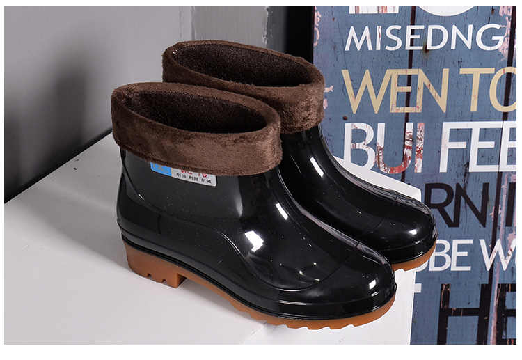 Chaussures - bottes caoutchouc homme pour hiver - semelle tendon - Ref 958980 Image 22
