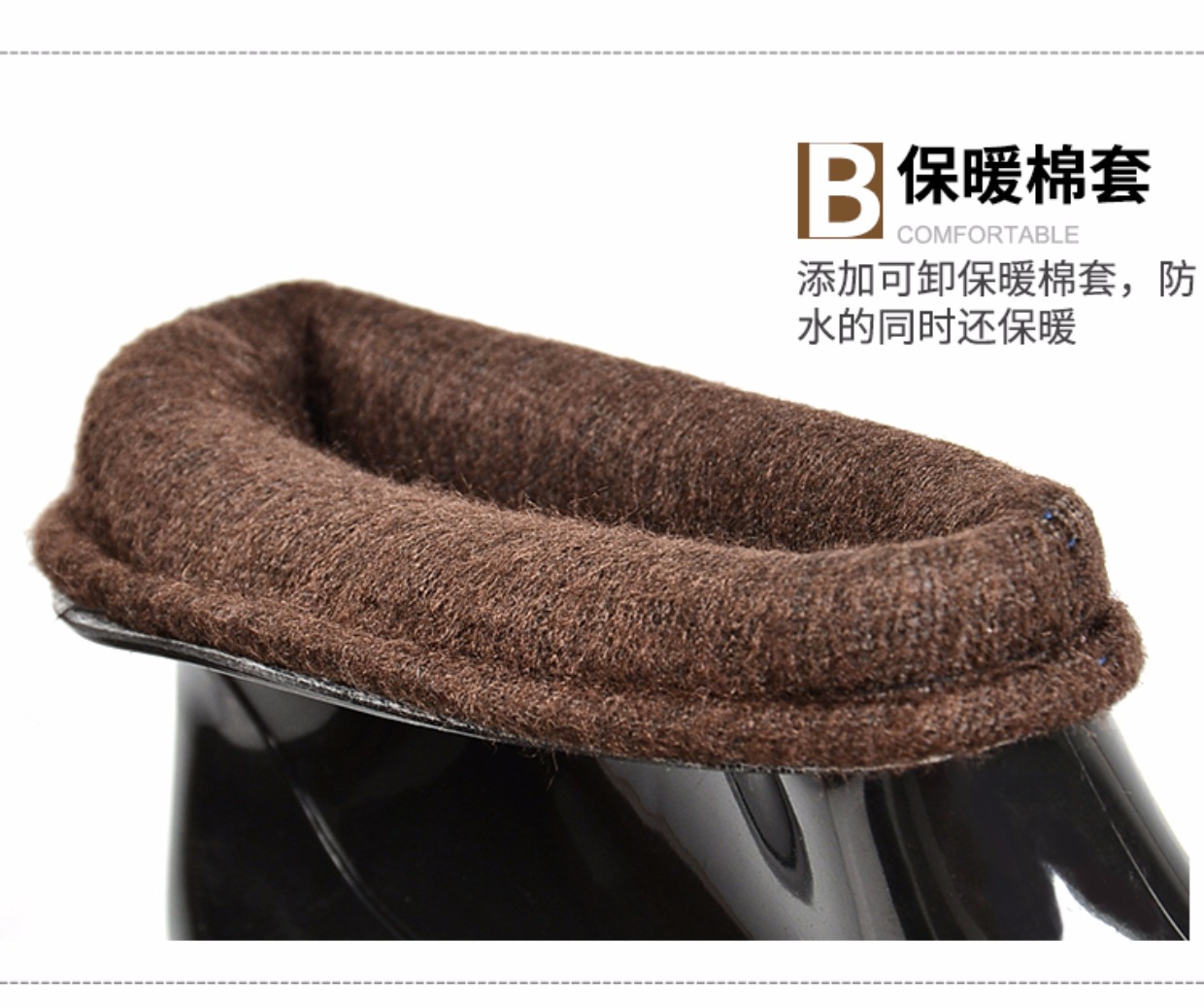 Cao gót mưa khởi động của nam giới ống ngắn mưa khởi động non-slip cao su không thấm nước giày làm việc bảo hiểm lao động giày khởi động ngắn giày nước ấm khởi động nước nam giày nam chống thấm nước
