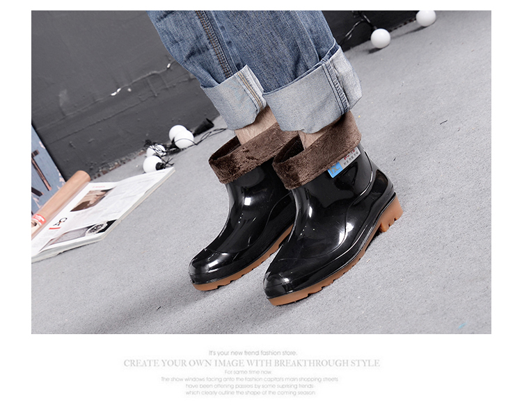 Chaussures - bottes caoutchouc homme pour hiver - semelle tendon - Ref 958980 Image 25