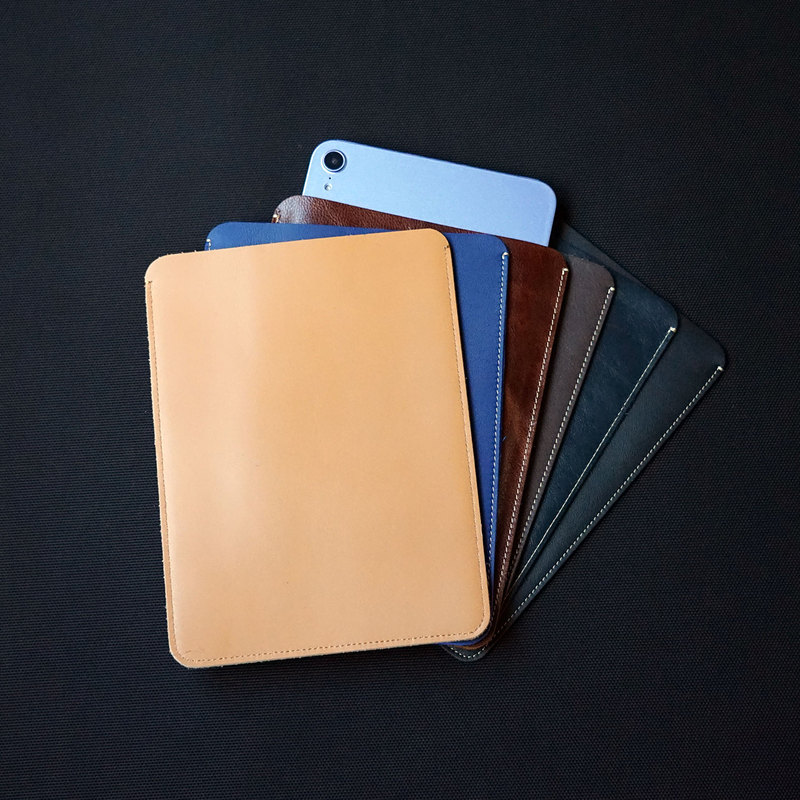 Bellplan Is Compatible with All Series of iPad Mini Bare Metal Protective Cases, First-Layer Cowhide Tablet Protective Sleeve