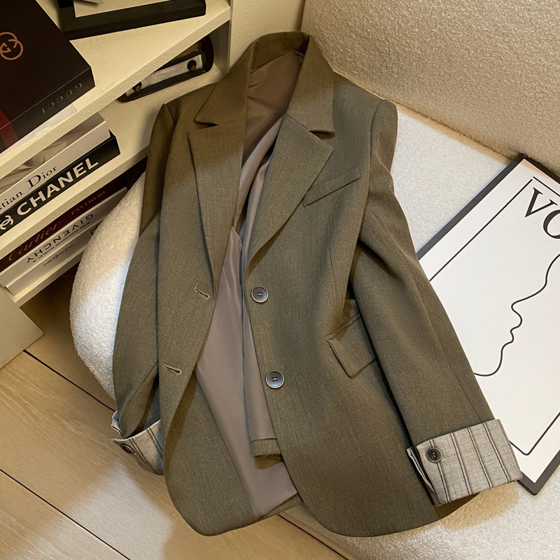 Casual Blazer for Women 2026 New Spring and Autumn Style, Elegant and Sophisticated, Slim Fit, Very Popular, Petite Suit Casual Blazer for Women 2026 New Spring and Autumn Style, Elegant and Sophisticated, Slim Fit, Very Popular, Petite Suit