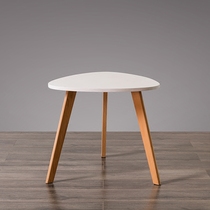 Fashion three-legged triangle side table Mobile small coffee table Dining table Casual corner A few sides a few creative tables Simple and modern