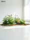 Mountain-Style Simulated Green Plants, Artificial Flowers, Plant Floor Arrangements, Office Window Scene Decoration, Floral Arrangements