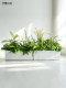 Artificial Flowers, Simulated Flower Boxes, Floral Landscaping, Decoration for Shopping Malls and Hotels, High-End Atmosphere Arrangement, Partition Floral Plants and Landscapes