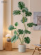 Roman's Mother's Artificial Green Plant, Special-Shaped Monstera, High-End Light Luxury Floor-Standing Fake Plant Decoration for Living Room Sofa
