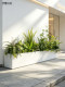 Modern Minimalist Artificial Green Plants with a High-End Feel, Flower Troughs, Floral Landscaping, Fake Plant Landscapes, Mall Partitions, Soft Decoration Scenery