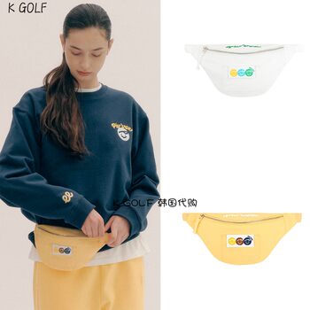 Pivvee korea genuine purchasing golf bag 24 years women's four seasons logo zipper sports nylon waist bag