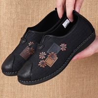 老北京布鞋 Нескользящие этнические ретро дышащие «мамины туфли», мягкая подошва, этнический стиль, стиль «бабушкины туфли»