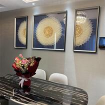 Light luxury living room decoration painting sofa background wall painting new Chinese style physical painting three-dimensional porch painting Zen hanging painting original