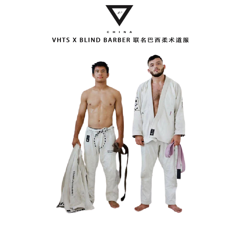 VHTS X BLACK BARBER KIMONO Joint Brazilian Jiu-Jitsu Gi