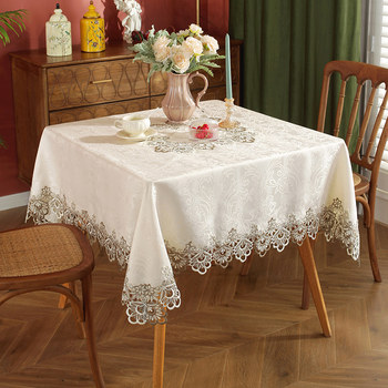 Square tablecloth lace european and american Square tablecloth lace european and american