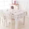 Thickened PVC waterproof tablecloth Oil-proof tablecloth Leave-in table cloth Plastic tablecloth Coffee table table mat Placemat