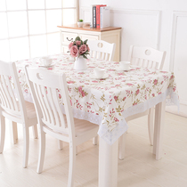 Thickened PVC waterproof tablecloth Oil-proof tablecloth Leave-in table cloth Plastic tablecloth Coffee table table mat Placemat