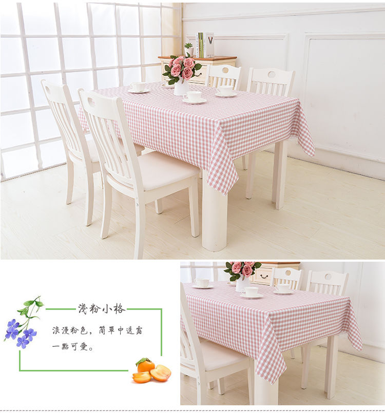 Khăn trải bàn bằng vải cotton và vải lanh đơn giản Bắc Âu PVC nhà hàng khăn trải bàn không thấm nước và bàn cà phê chống dầu - Khăn trải bàn khăn trải bàn vuông đẹp