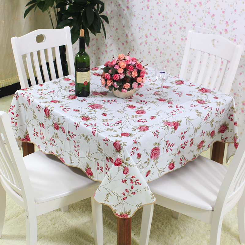 Thickened waterproof oil-proof PVC plastic free of washing table cloth table cloth table cloth square table cloth