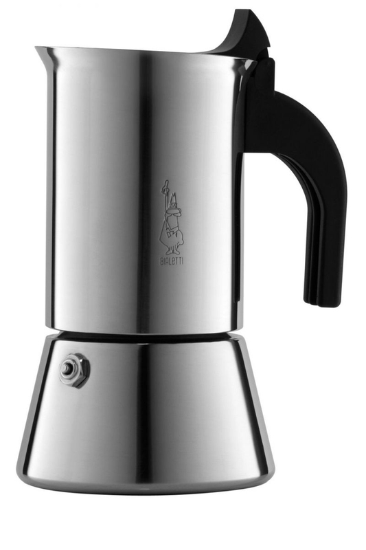 B+ Stainless Steel Precision Coffee Pot Moka 2/4/6/9 Italian Compatible with Induction Cooker, Electric Ceramic Stove, Open Flame