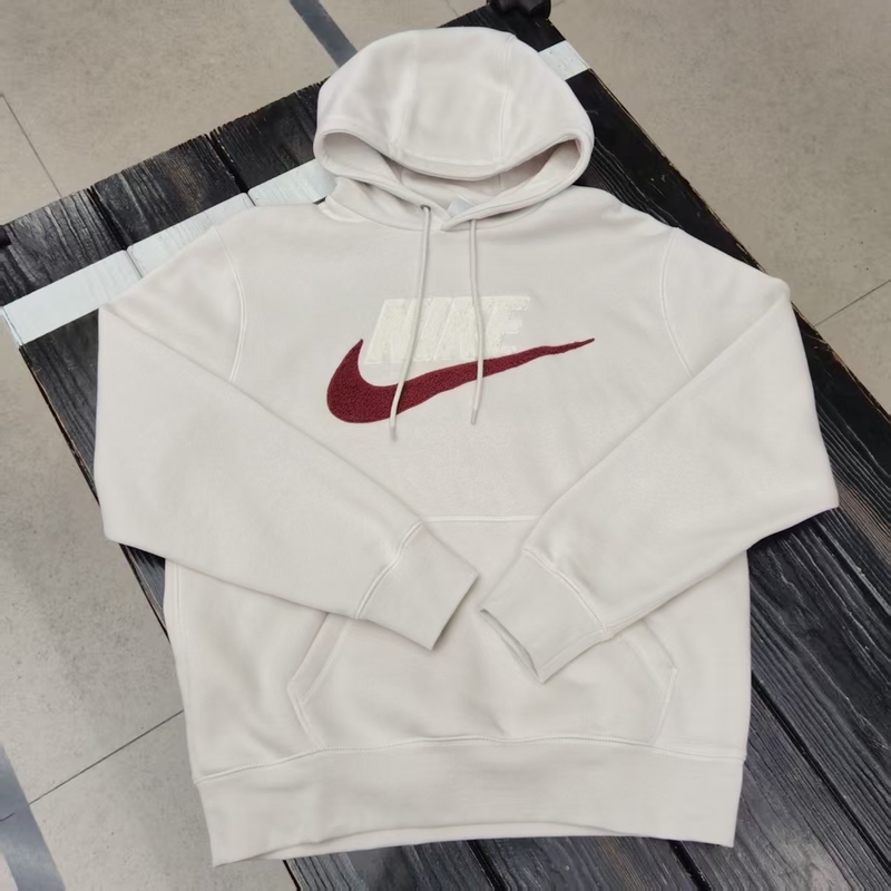 Nike/Nike Men's Large Logo Printed Breathable Hooded Sweatshirt Simple Sports Style Hoodie Fn3105-104 Nike/Nike Men's Large Logo Printed Breathable Hooded Sweatshirt Simple Sports Style Hoodie Fn3105-104