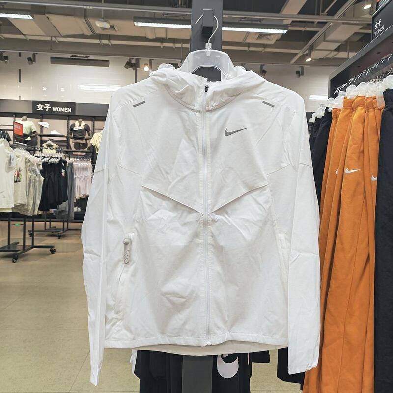 Authentic Nike Men's Sports Training Fitness Running Hooded Jacket Sun Protection Woven Jacket Cz9071