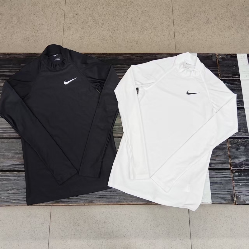 Nike Swim Upf40+ Men's New Round Neck Sun Protection Breathable Long-Sleeved Surfing Jacket Fz6241