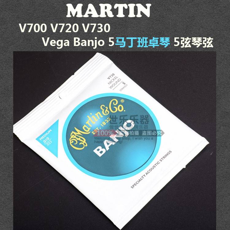 Price 10% off Martin Martin V700 V720 V730 Vega Banjo 5 Banjo 5 String Strings