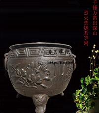 Декоративные горшки Античный железный цилиндр аквариум