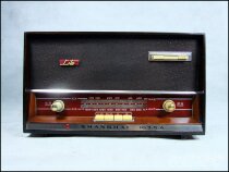 Electronic tube radio props antique radio recorder Shanghai 163 window furnishings film and television props