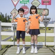 Primary school uniforms Summer clothing Inn College Wind Childrens class clothes Summer suit Graduation photos Costume Kindergarten Garden Clothing