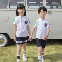 Primary school uniforms Summer clothing Inn College Wind Childrens class clothes Summer suit Graduation photos Costume Kindergarten Garden Clothing