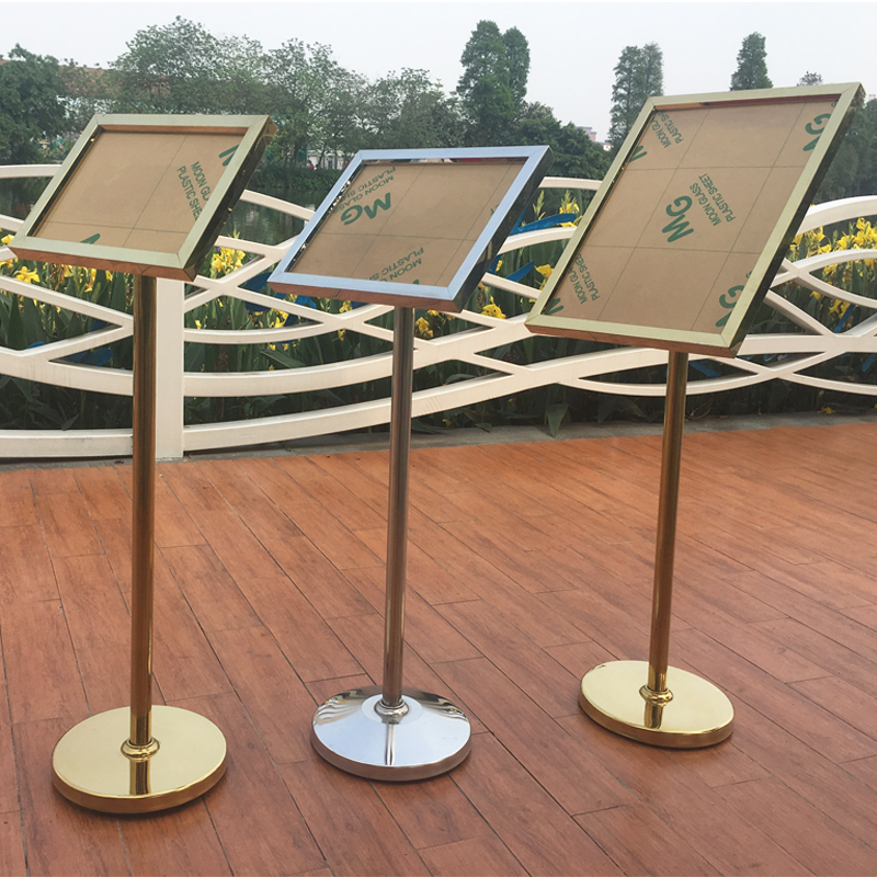 Stainless steel sign vertical water sign epidemic sign guide guidance warning sign advertising landing display card