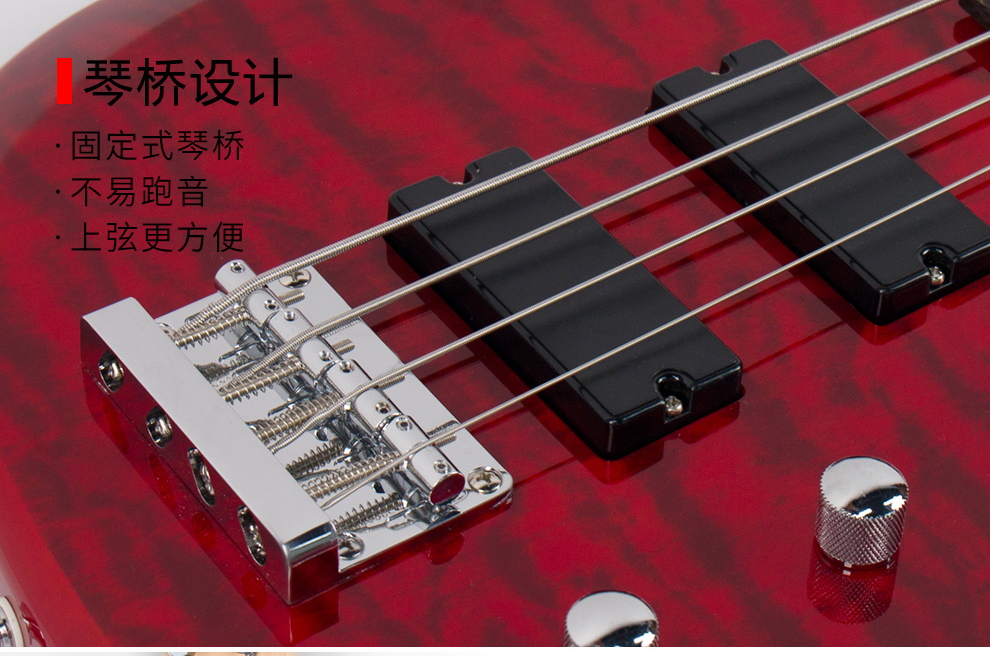 Matador bass bass bass bốn dây năm dây nhạc cụ guitar người mới bắt đầu tích cực đón âm trầm hiệu suất chuyên nghiệp - Nhạc cụ phương Tây trống bo