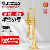 Zinbao Trumpet Musical Instrument Lowering B tone Monilar piston beginner playing the school band GM Small number JBTR-730