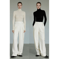 UNSPOKEN turtleneck wool sweater women 100 pure wool spring and autumn with advanced sense of warm base shirt design