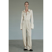 UNSPOKEN dovetail collar shirt Women Summer Advanced senses Chinese style Shirt Temperament Design Sense small crowdblouse