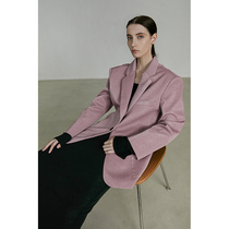 UNSPOKEN 2021 autumn new blazer women senior sense loose casual design sense niche suit