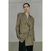 UNSPOKEN blazer women Autumn design sense niche loose casual fashion temperament senior sense suit